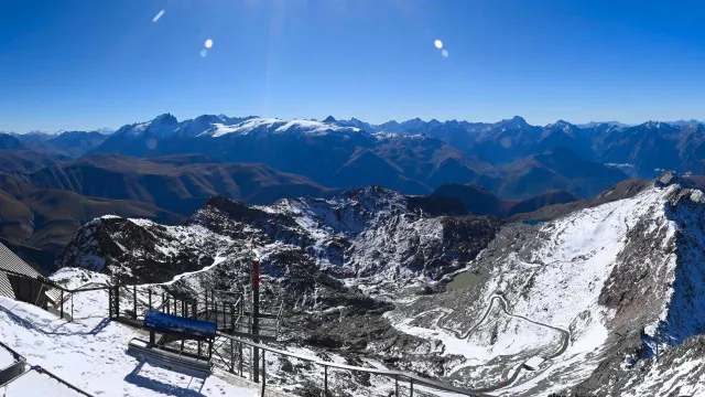 Image de la webcam Alpe d'Huez Pic Blanc - 3330m